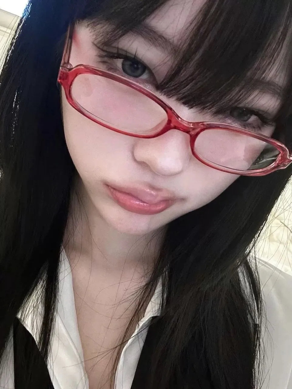 New Y2K Style Retro Blue Green Square Small Frame Glasses Frame Women's Anti Blue Light Glasses 2024 Fashion Eyeglasses Frame
