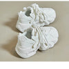 2024 Spring Autumn Women's Chunky Sneakers Breathable Platform Sports Shoes for Women Fashion Thick Sole Vulcanized Shoes