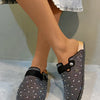 Crystal Chunky Outdoors Slippers Shoes Summer Clogs Woman House Slippers Pantofle Luxury Slides Med Beach Designer Flip Flops