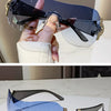 New Women Fashion Y2k Sunglasses Women's Vintage Integrated Surround Sun Glasses Lady UV Protective Eyewear UV400 Oculos De Sol