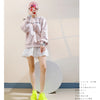 2025 New spring shoes for women green trainers platform lace up sneakers woman hip hop chunky sports shoes faux leather sneaker