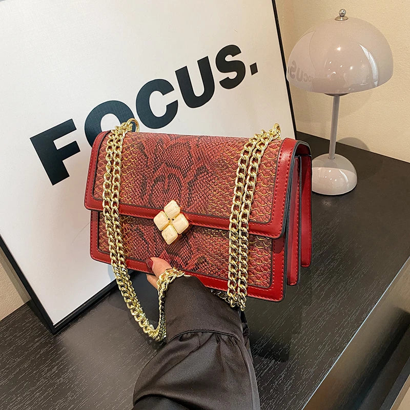 Luxury Purple Women's Single Shoulder Bag Pu Leather Ladies Bag Femme Designer Handbag Purse Flap Messenger Bag Brand Sac A Main