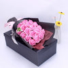 18Pcs/Box Soap Flower Bouquet Beautiful Flora Scented Bath Soap Flower in Gift Box for Anniversary Valentine's Day Mother Day