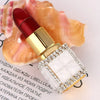 Luxury Diamond Lipstick Inflatable Lighter Mini Butane Pink Water Diamond Portable Lighter High End Women's Smoking Gift