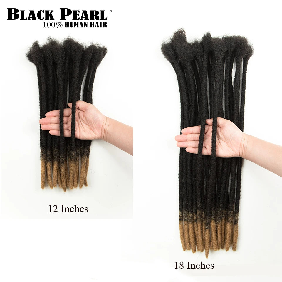 Human Hair Dreadlocks Loc Extensions Kinky Straight 100% Human Hair Dreadlocks Extensions 100% Human Hair Dreadlock Extensions