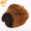 Short Ombre Honey Blonde Bob Wig With Baby Hair Honey Brown Straight Human Hair Wigs Lace Part Side Brown Wigs For Black Women