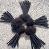 100% Human Hair Loc Extensions Full Handmade Dreadlock Extensions Wholesale 0.6cm Width Natural Black Extension For Women Men