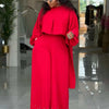 Spring Clothes for Women 2 Piece Sets Women Outfit Lantern Sleeves Suit with Wide Pants and Top High Street Ladies Elegant Sets