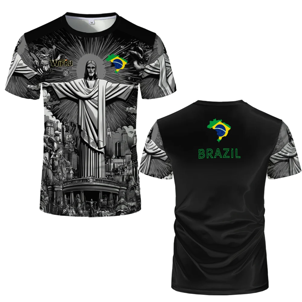 90 Minutes Series MM9 JUL Football Shirt Men's Summer Outdoor Sports Quick-drying Jersey Fitness Training O-neck T-shirt