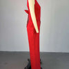 Two Piece Sets Women Pant Set Sleeveless V Neck Casual Pants Y2k Tops Wide Leg Long Pants High Waist Elegant Party Streetwear