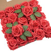 50-200PCS Artificial Roses Flowers Foam Flowers with Stems Fake Roses for DIY Wedding Bouquets Centerpieces Valentine's Day