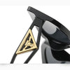New Small Frame Cat Eye Sunglasses Women Personality Hollow Triangle Sun Glasses Men Trendy Retro Oval Gafas De Sol Mujer