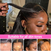 ISEE HAIR Wear And Go Glueless Human Hair Wig Bob HD Lace Straight Short Bob 6x4 Lace Frontal Pre Plucked Human Wigs Ready To Go