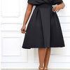 Dress Women Mid Length Dresses A Line Vestidos Slim Fit V Neck Short Sleeve Tight Waist Elegant Splice Lace Up Bow Summer