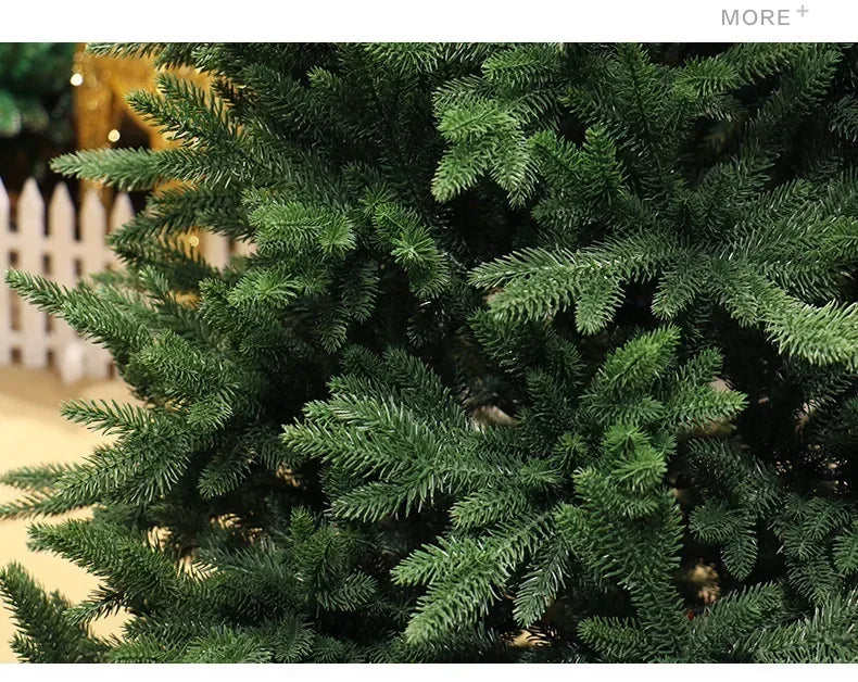 Full PE Artificial Large Christmas Tree PE Material Christmas Tree Home Party Atmosphere Xmas Decorations 1.2m to 2.1m navidad