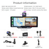 LEHX LP10Pro 10.26" DashCam Car DVR 4K Dual Len Recorder Carplay Android auto Ai Screen Dash Cam GPS Navigation Dashboard