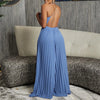 Jumpsuits Women One Piece Pleated Slim Party Night White Overalls Sexy Sling Sleeveless Wide Leg Long Pants High Waist Rompers
