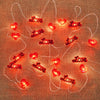 2M 20LED Love Heart String Lights Valentines Day Romantic Decoration Fairy Lights Garland For Wedding Home Decor Valentines Gift