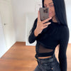 Summer Women T Shirt Girls T-Shirt Woman Clothes Long Sleeve Tops Spring Black Slim Tshirt Female Crop Top Tee Sexy Skinny Y2k