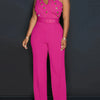 Sexy vintage rhinestone bodycon jumpsuit women 2025 summer Pants jumpsuits body birthday party club outfits bodysuit overalls HL