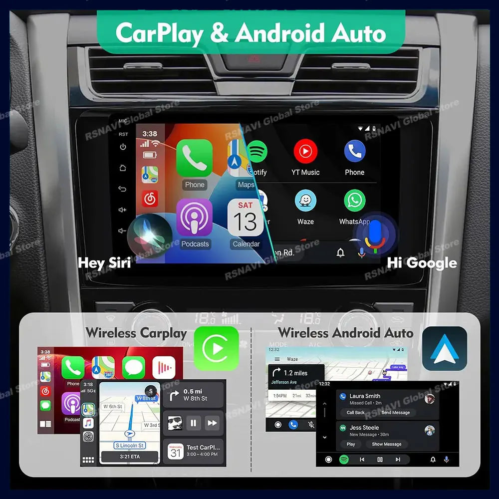 Car Radio Android 14 For Dodge Dart 2012 - 2016 GPS Carplay Multimedia Player DSP BT 2din Head Unit Audio Navigation Stereo Auto