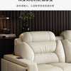 Premium Italian Genuine Leather Sectional Sofa Sets Couch Sofas with USB and Bluetooth Speaker - MANBAS Living Room Furniture