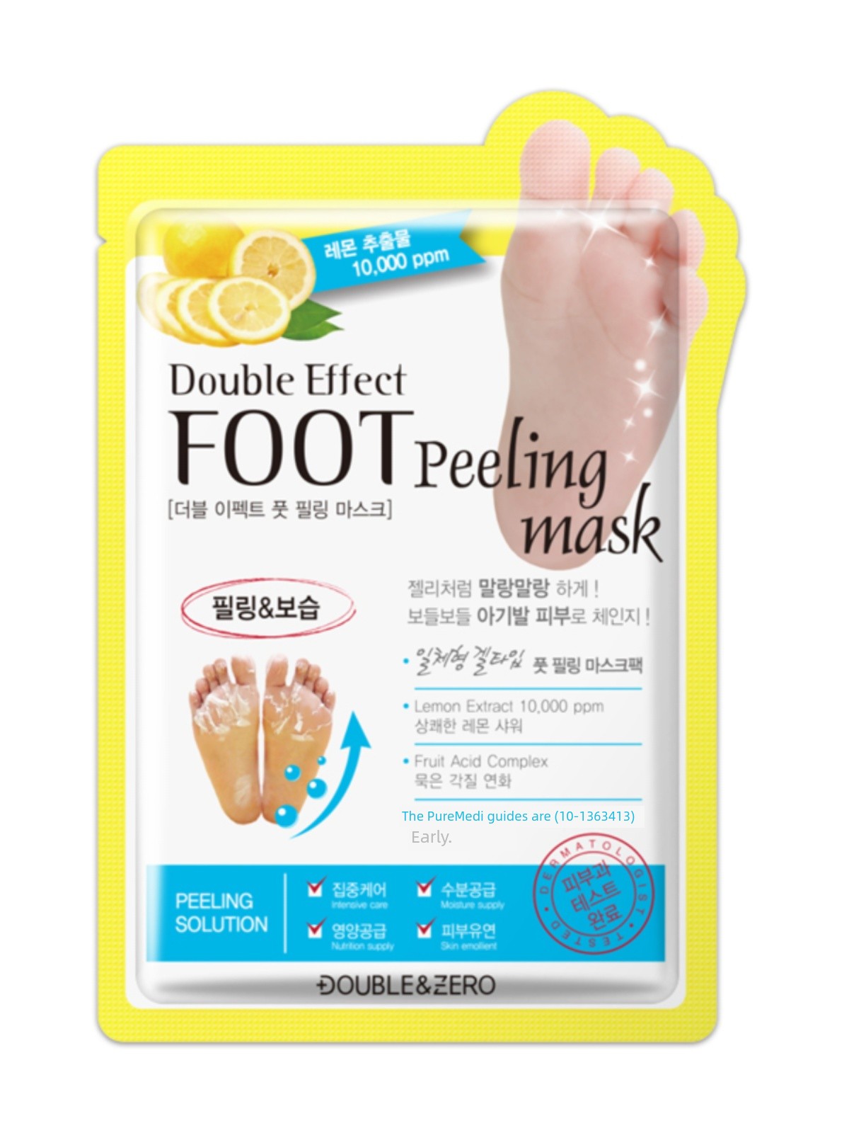 South Korea Die Enjia Double Exfoliating Dead Skin Calluses Moisturizing Foot Mask Tender White Feet Sole Care Tender Foot Mask
