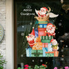 Santa Snowman Christmas Window Stickers Wall Decals New Year 2025 Christmas Home Decor Merry Christmas Xmas Decorations Gifts