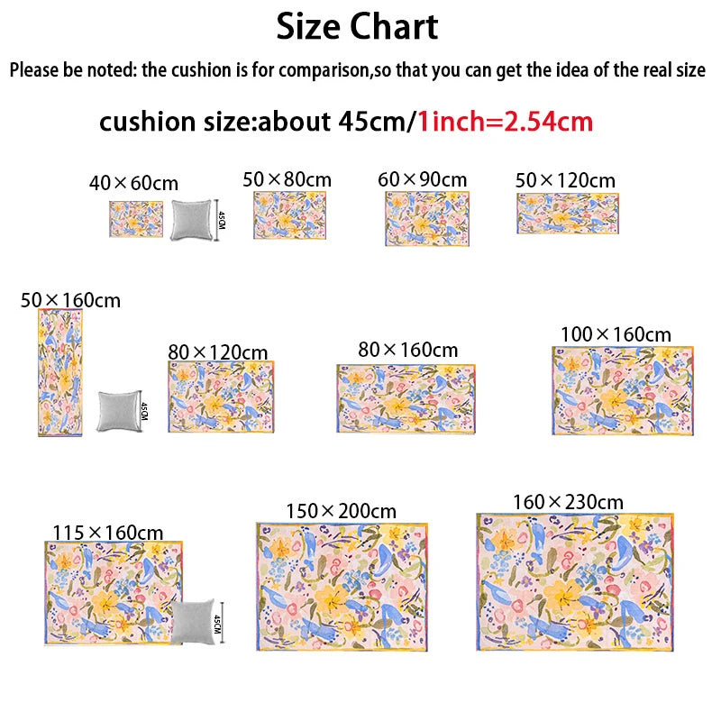 Living Room Carpet Modern Style French Retro Blue Striped Bedroom Bedside Rug Light Luxury High-end Coffee Table Mat Ковер Tapis