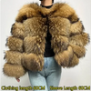 Maomaokong 2025 Natural Real Fox Fur Coat Women Winter Warm Luxury Fur Jacket Detachable Long Sleeves Female Vest Furry Coats