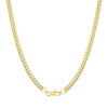 18K Gold/Silver Color 6mm Full Sideways Necklace 8/18/20/24 Inch Chain For Woman Men Fashion Wedding Engagement Jewelry