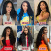 Snwprin 360 HD Full Lace Curly Human Hair Wigs Preplucked 13x6 Lace Frontal Wig Deep Wave Glueless Human Hair Ready To Wear 30In