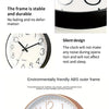 8 Inch Mute Wall Clock Simple Digital Wall Clock Home Decorations Cubic Digital Clock Quartz Wall Clock