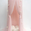 Mosquito Net Hanging Tent Star Decoration Baby Bed Crib Canopy Tulle Curtains for Bedroom Play House Tent for Children Kids Room