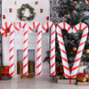 90cm Inflatable Christmas Candy Cane Balloon Walking Sticks 2023 Xmas Decoration for Home 2024 New Year Party Supplies Kids Gift