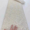Bella White Glitter Prom Dresses Shiny Sequins Mermaid Wedding Dress Customized Long Train Off Shoulder Vestidos De Fiesta 2024