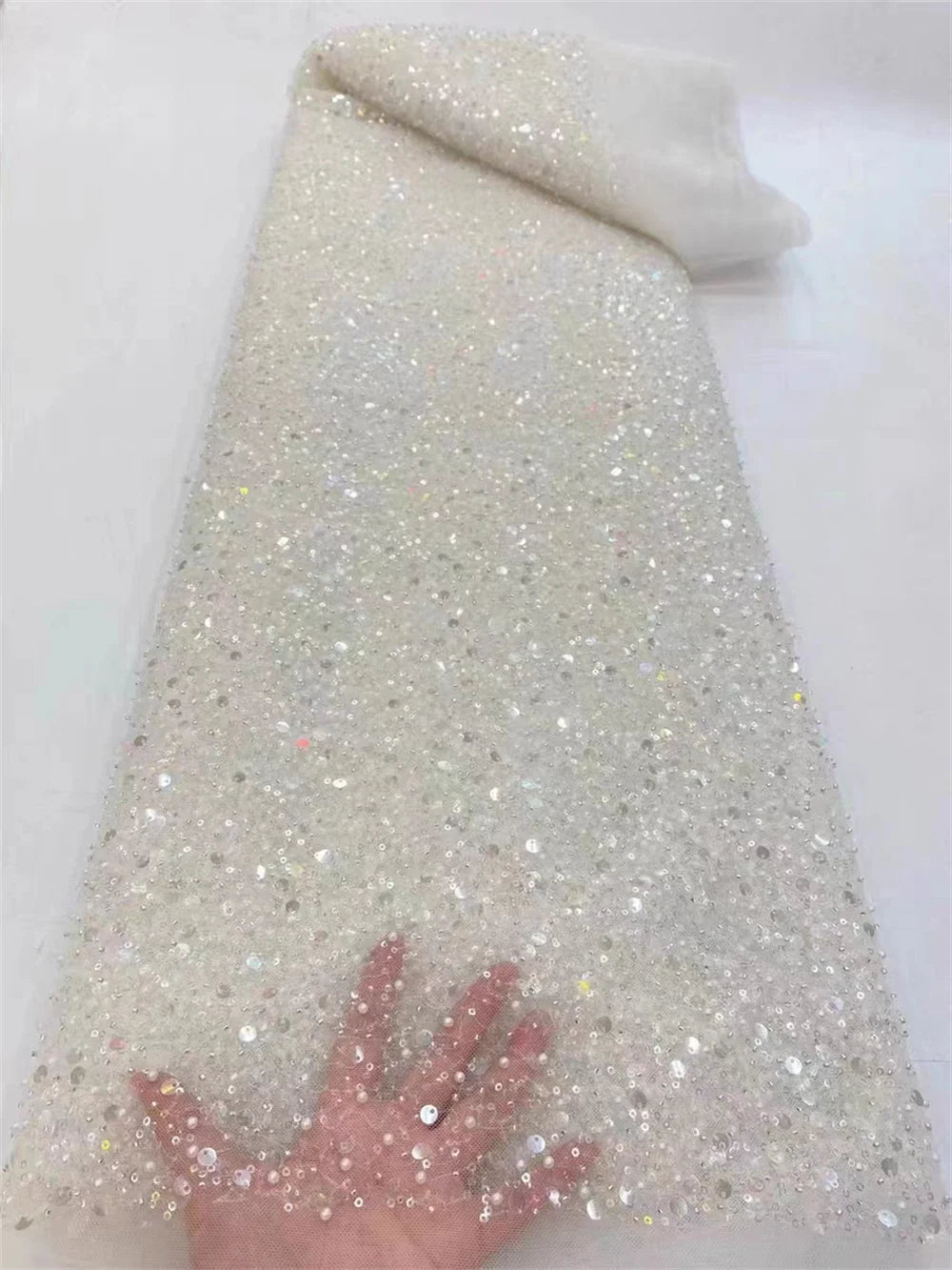 Bella White Glitter Prom Dresses Shiny Sequins Mermaid Wedding Dress Customized Long Train Off Shoulder Vestidos De Fiesta 2024