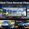 Imagebon 10.26" 4K ADAS Wireless CarPlay & Android Auto Dash Cam Night Vision 24h Park Monitoring Loop Recording GPS FM Car DVR