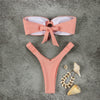 Micro Bikini Push Up Women Swimsuits 2024 Sexy Female Swimwear Brazilian Bikini Set Thong Biquini Swim Suits Solid Beachwear