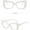 New Clear Thick Frame Eyewear Anti Blue Light Blocking Glasses Square Optical Eyeglasses For Women eye glasses for men