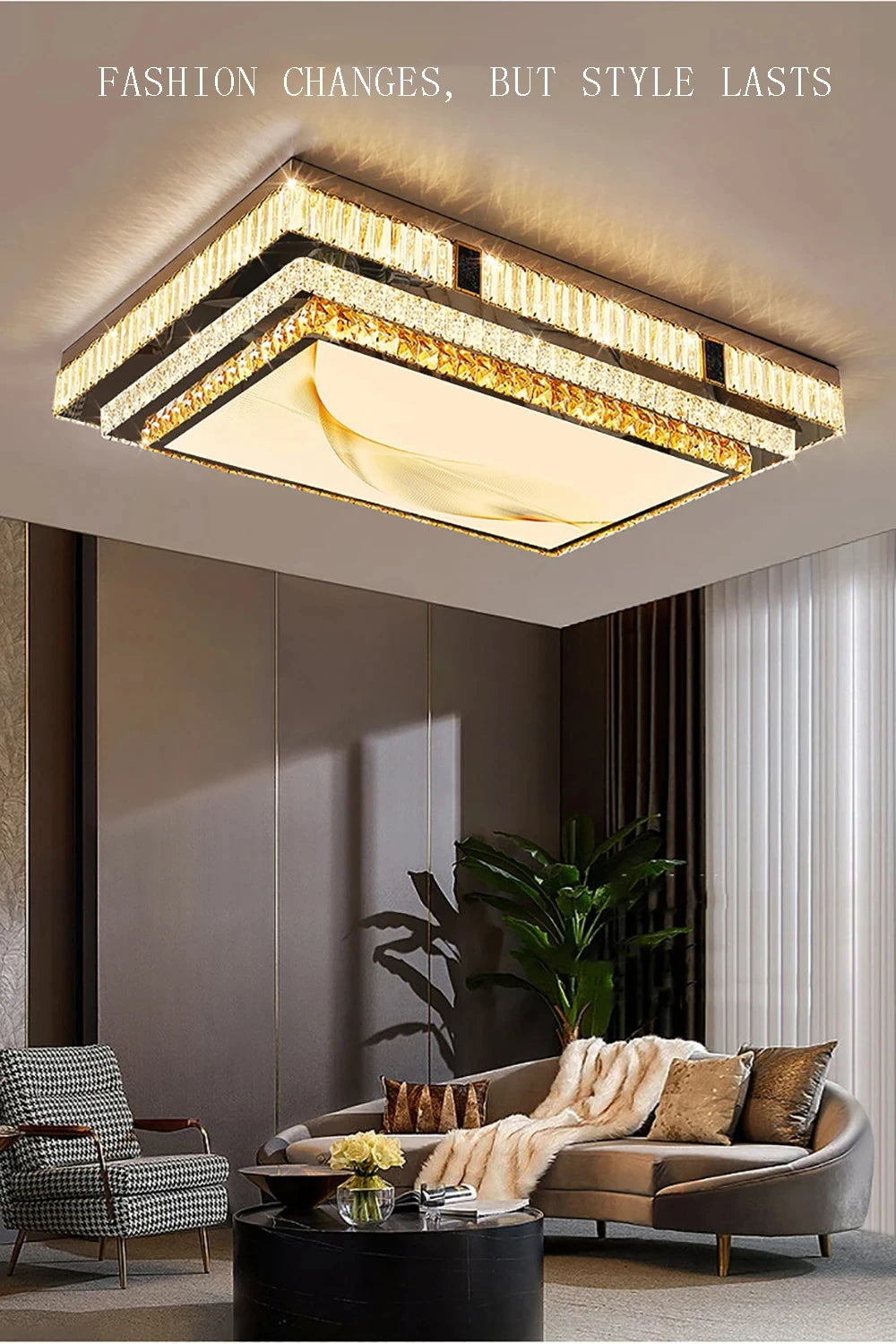 Luxury Ceiling Chandelier Gold Modern Led Lights Home Decor K9 Crystal Lustre for Living Room Bedroom Bathroom Home Appliance