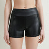 2023 Sexy Womens Shorts Shiny Elastic High Waist Shiny Faux PU Leather Short Pants Slim Hot Dance Clubwear Mini Shorts