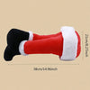 Christmas Tree Decoration Plush Santa Claus Leg Door Decor Santa Claus Elf Leg Christmas Ornament For Xmas Party Hanging Pendant