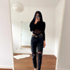 Summer Women T Shirt Girls T-Shirt Woman Clothes Long Sleeve Tops Spring Black Slim Tshirt Female Crop Top Tee Sexy Skinny Y2k