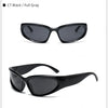 Designer y2k UV400 Mirrored Sunglasses Women White Sun Glasses Men Hispter Sport Driving Cycling Ladies Shades 2023 gafas de sol