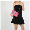 Crocodile Embossed Shoulder Bags For Women Flap PU Leather Fashion Rhinestone Decor Small Square Crossbody Bag Designer Handbag
