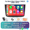 Android 14 For Benz Vito 2 Viano 2 W639 2003- 2015 2K QLED Android Car Radio Multimedia Video Player BT Stereo CarPlay Head Unit