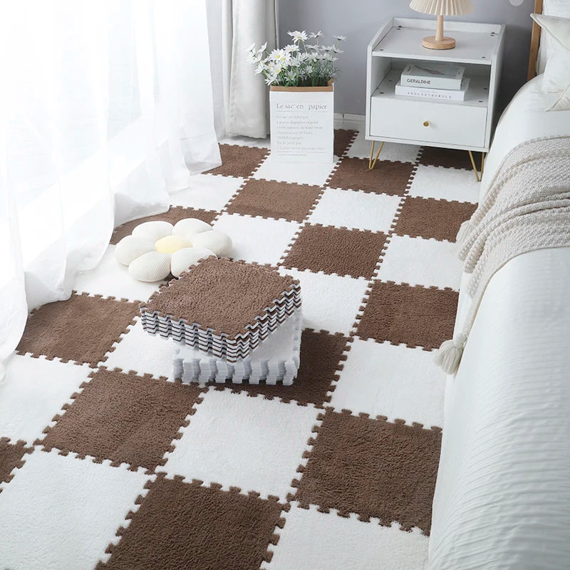 Eva Foam Puzzle Carpet Soft Plush Children's Mat Baby Toys Baby Play Mat  In Children's Room Keep Warm Playmat
