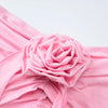 Hugcitar Fashion 2 Pcs Sets Strapless Tie Flower Draped Sexy Crop Tank Top Slit Tassel Maxi Skirt Women Outfit Festival Party