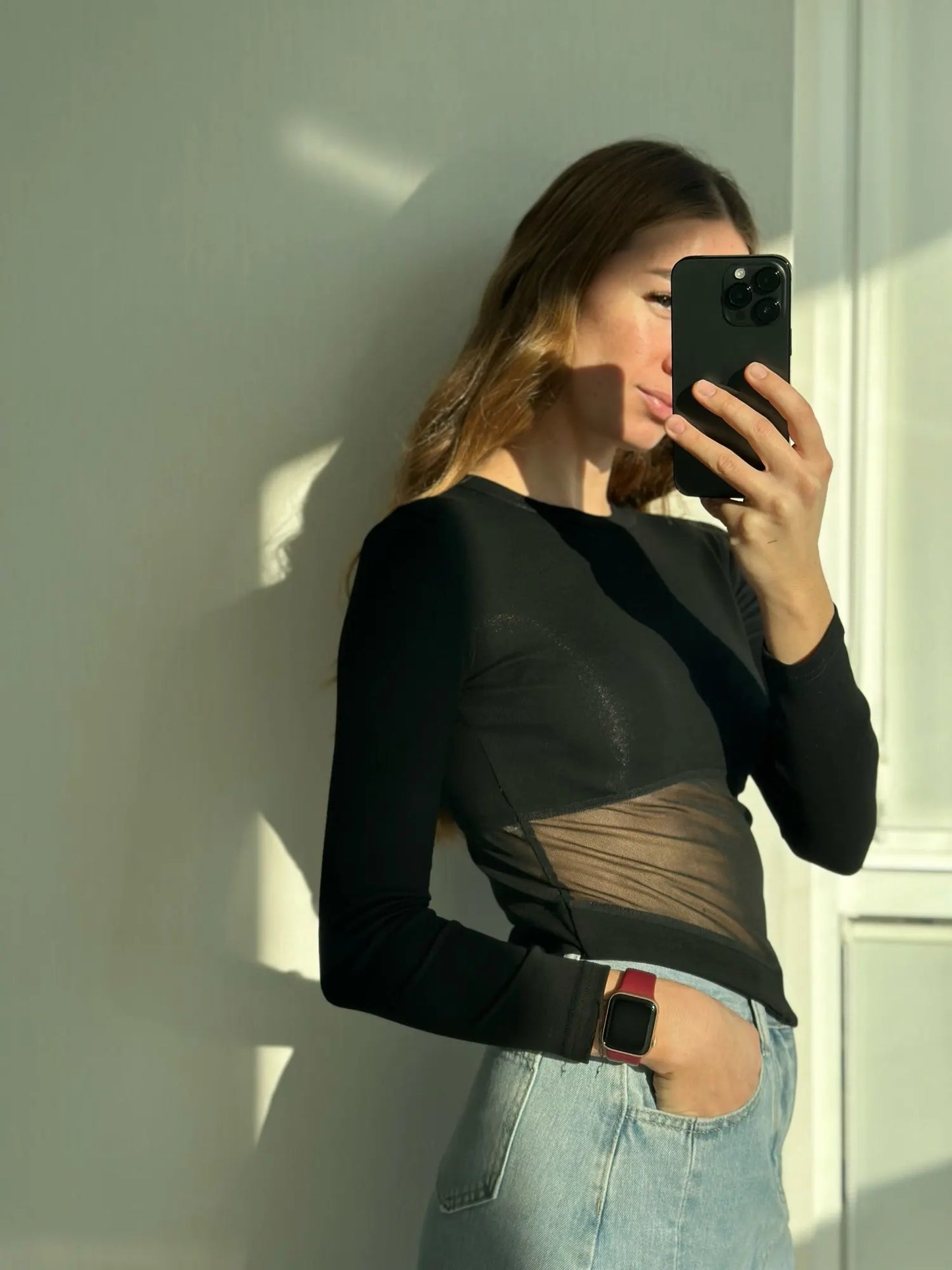 Summer Women T Shirt Girls T-Shirt Woman Clothes Long Sleeve Tops Spring Black Slim Tshirt Female Crop Top Tee Sexy Skinny Y2k